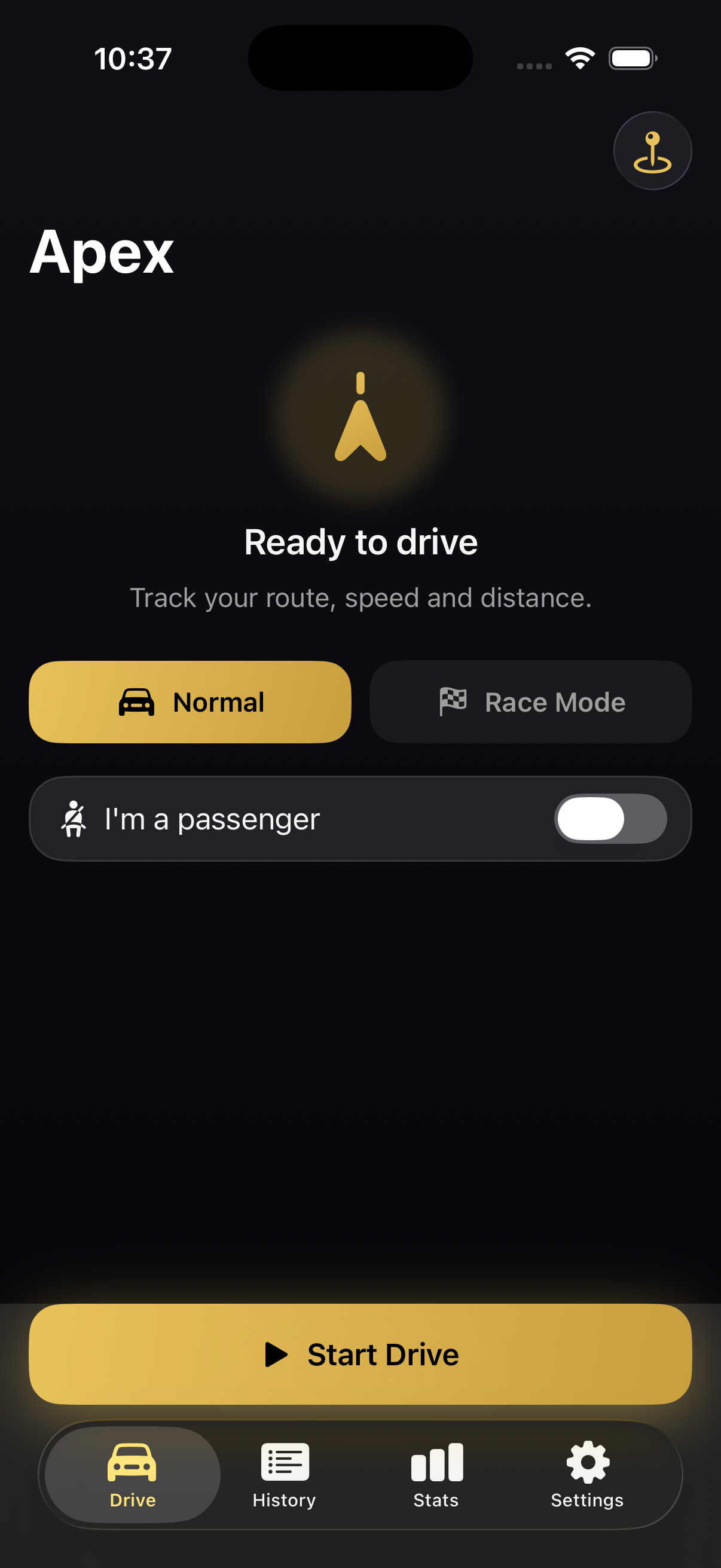 Apex Drive screen